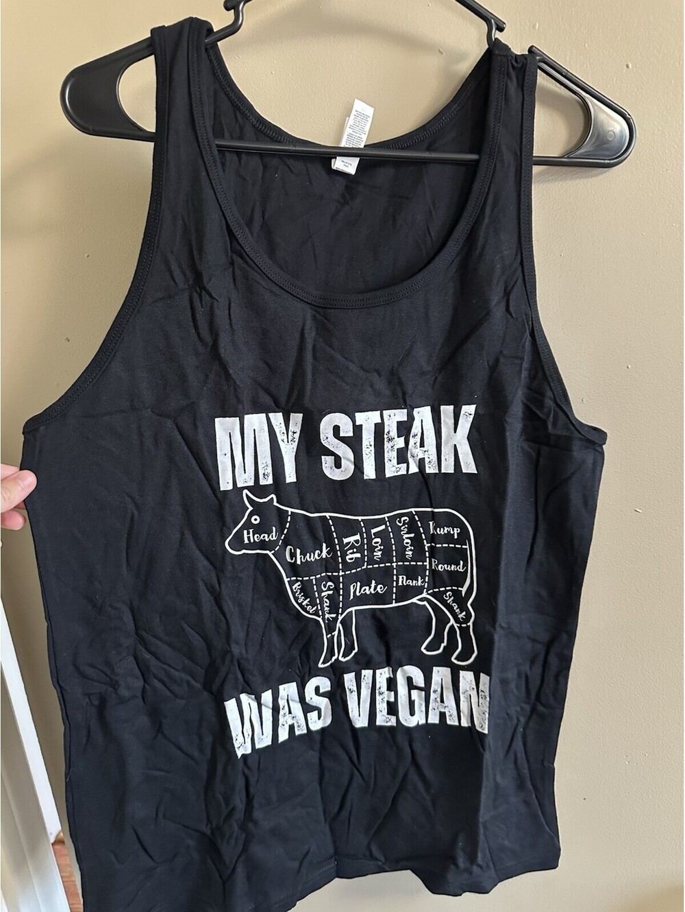 Carnivore Tank Top Meat Lover Tank Tops My Steak Was Vegan Gym Tank Tops Funny